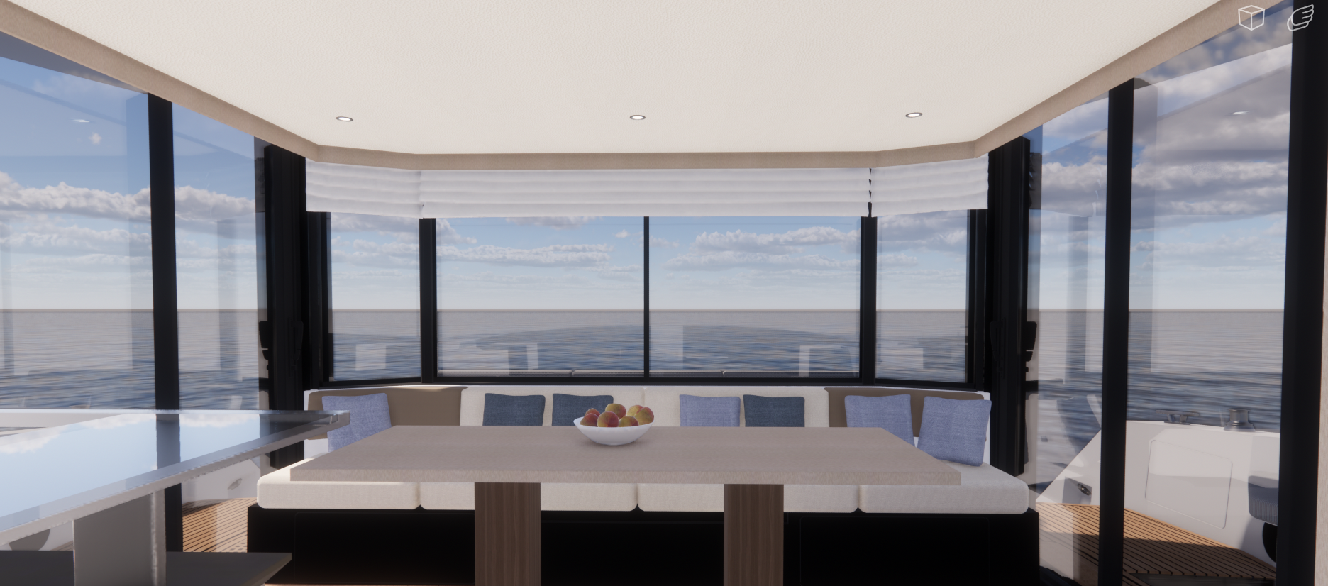 Interior closing system