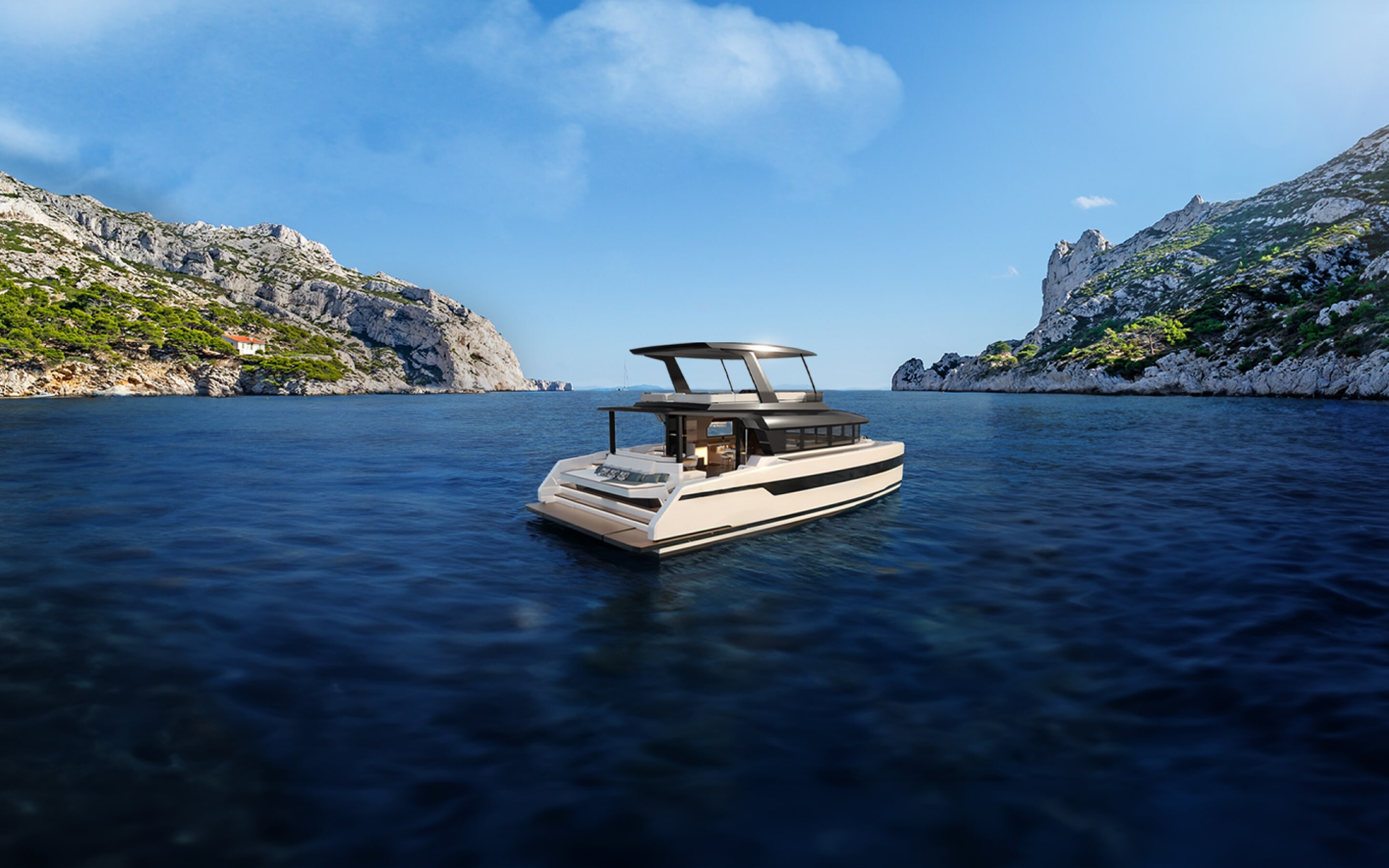 Whisper Yachts side view on sea  Hero slider (2)-min